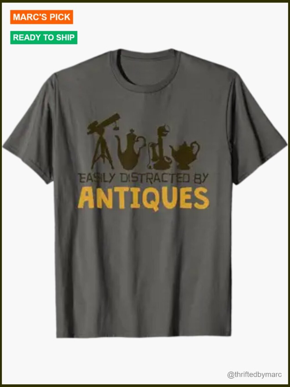Antique Dealer T-Shirt, Vintage Collector Tee
